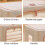 Storage Solutions, Innovative Foldable Organizer, Clear Window for Quick Identification, Robust Metal Frame, Linen Fabric, Space-Saving, Durable Handl 3