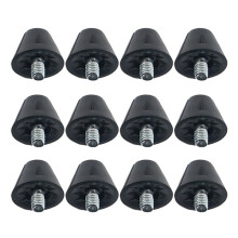 Jeu de crampons de rechange pour football, pointes universelles filetées de 5 mm pour gazon naturel et synthétique, crampons de football en nylon