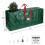 (Green) Large Capacity Christmas Tree Storage Bag 2