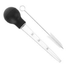 Silicone Turkey Baster And Oil Dropper For Roasting And Grilling Silicone Pump Drip Oil Seasoning Tube Barbecue Tool