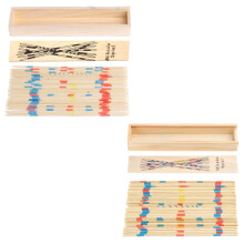 Traditional Wooden Pick Set Traditional Game with Boxing Toy