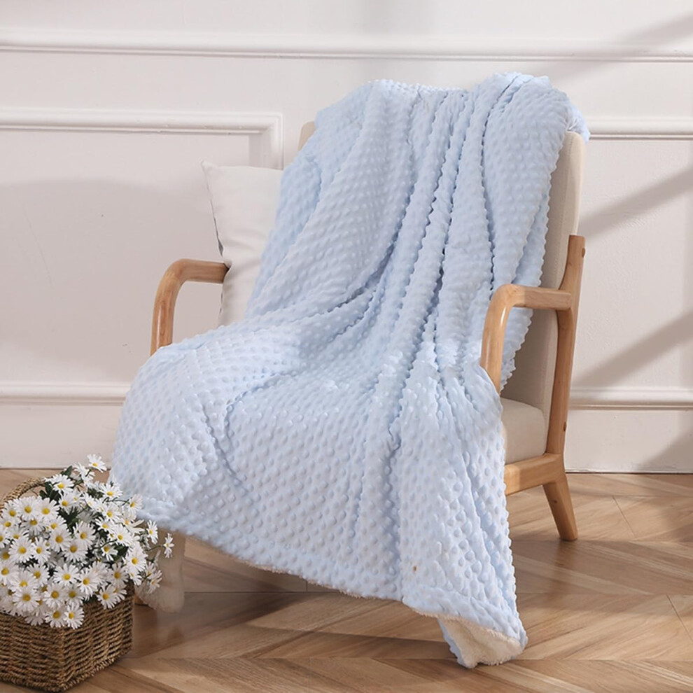 Customized Baby Blanket,  Name Knit Blanket For Newborns, Soft Breathable Cotton Knitted Baby Blanket, 30x40