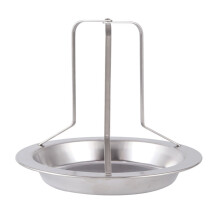 Assador de frango profissional, em aço inoxidável antiaderente, vertical, para carnes, aves e peru, ideal para cozinha e camping, seguro e prático.