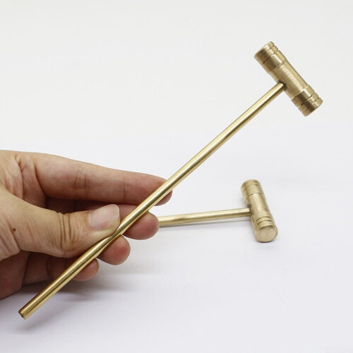175mm Copper Watch  Hammer with Detachable Handle for Clockmakers and Small Clock Maintenance 2