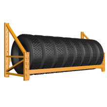 Heavy Duty Wall Mounted Tire Storage Rack Holds Up to 6 Tires for Garage and Workshop Use