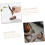 WallMounted Violin Hook Hanger With Protective Surface For Violin And Erhu Easy Installation Wall Bracket 5