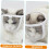 Transparent Cat Muzzle Breathable Grooming Muzzle for Cats Licking and Head Circumference for Pet Care 4