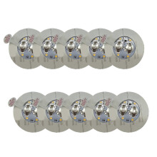 50 Stück LED-Untertassen Weiß, Leucht-Untertassen, LED-Sticker-Lichter, Weinflaschenlichter, für Getränke, Bar-Zubehör