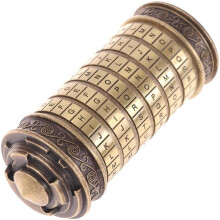 Cryptex Locks Made of Metal, Code Lock, Learning Toy, Escape Chamber Prop for Boyfriend and Girlfriend, Thinking Task