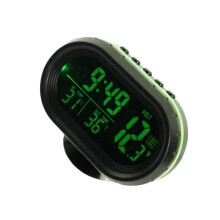 Car Dashboard Clock Digital LCD with Calendar Definition Screen Easy Vent Installation