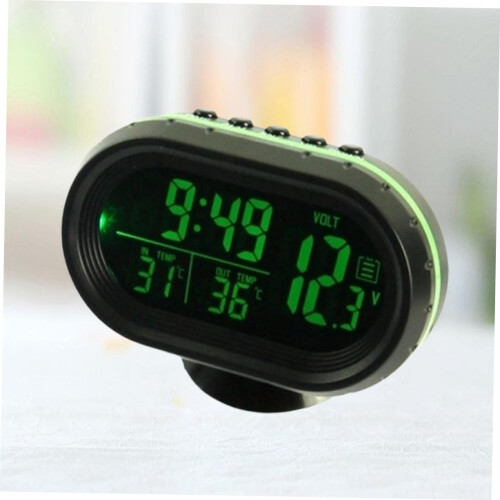 Car Dashboard Clock Digital LCD with Calendar  Definition Screen Easy Vent Installation 2