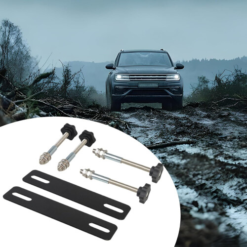 Traction Board Mounting Kit, AntiRust Mount Pins, Theftproof Security Kit Replacement For Beginners And Enthusiasts 1