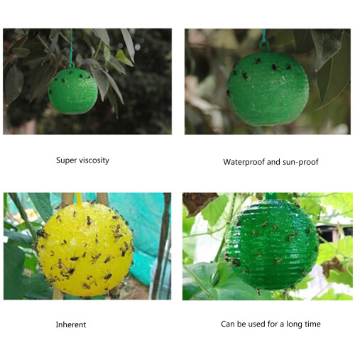 High Durability Children Safe Plastic Insect Trap With-Yellow 1