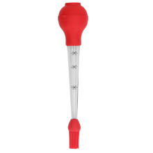 Turkey Baster Needle With Sauce Brush For Barbecue Oil Drip Meat And Food Injector Baster Syringe