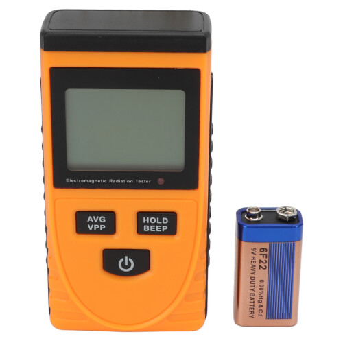 Φορητός ψηφιακός μετρητής ακτινοβολίας LCD EMF, ηλεκτρομαγνητικός ανιχνευτής