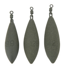 Plomos de doble anillo resistentes a la corrosión, pesos de curricán ultra sensibles para pesca multifuncional, 3 unidades.