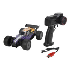 Auto telecomandata per bambini e adulti, veicolo RC 2.4G con luci a LED, sistema di assorbimento degli urti ad alta velocità, buggy RC resistente,