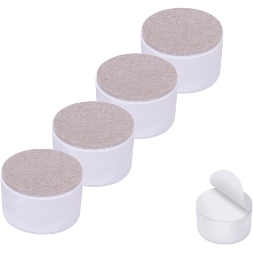 Kit de transformação de móveis, com pés autoadesivos para fácil instalação. Material ABS premium oferece suporte robusto para sofás, mesas e 1