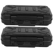 Caja para aparejos de pesca, diseño multifuncional de doble cara, plástico resistente a los impactos con sello de silicona duradero para un cierre