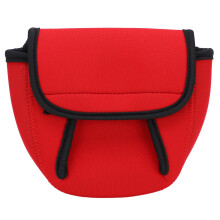 Fundas para carretes de pesca con hebilla adhesiva, funda para carretes giratorios para carretes de mano izquierda y derecha, bolsas portátiles para