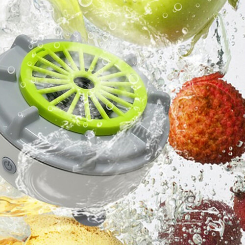 Rotatable Fruit And Vegetable Purifier With Automatic Cleaning And USB Charging Rotating Veggie Washer Kitchen Gadget 2