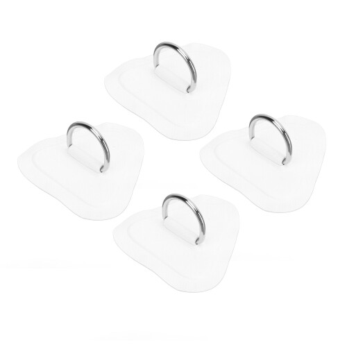 Stück D-Ring-Patch, Edelstahl-D-Ring-Pad für 2