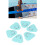 6-teiliges PVC-D-Ring-Patch-Set, elastisches 12