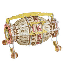 DIY Wall Clock, 3D Wooden Puzzles for Adults, Wooden Model Kits, DIY Handmade Clock, Ornament, Decompression Mounting Toys