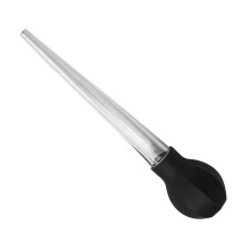 Oil BBQ Tool Dropper Silicone Turkey Baster Food Injector Plastic Meat Baster Liquid Injector Grip Dishwasher Safe
