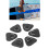 6-teiliges PVC-D-Ring-Patch-Set, elastisches 12