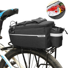 Borse laterali per bicicletta resistenti all'acqua per tutte le condizioni atmosferiche, borsa da carico con scomparti multipli, cinghie di montaggio