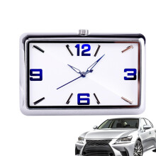 Car Dashboard Clock Air Vent Clip, Horizontal Vehicle Clock, Automotive Dashboard Decoration, Car Interior Ornament
