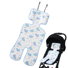 Baby Cooling Pad For Car Seat, Toddler Cooling Liner, Breathable Cooler Mat, Blue Whale Model, Soft Cushion