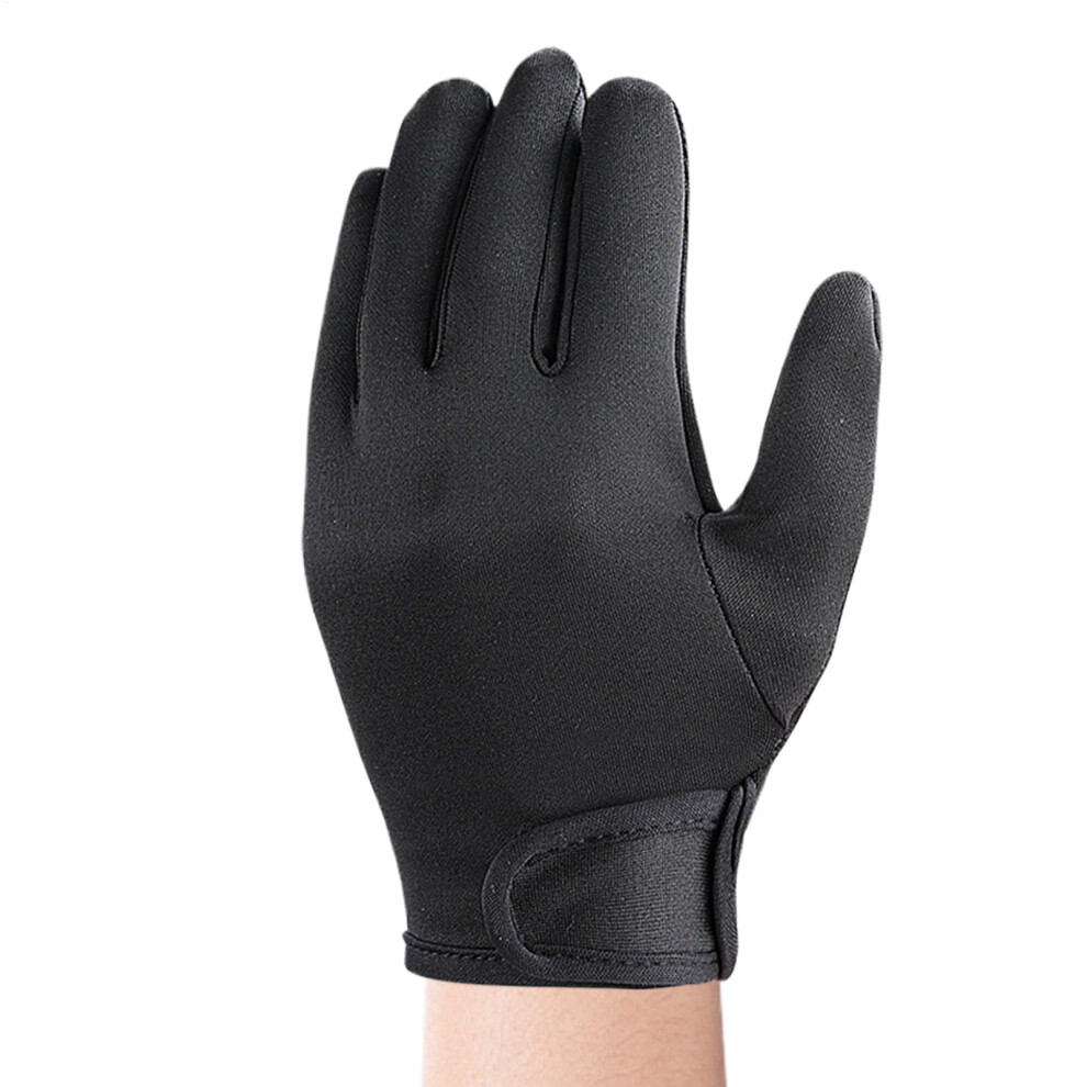 Hair Styling Heat Gloves LeftHand 5Finger Heat Resistant AntiScald NonSlip Reusable Thick Glove Mitt For Hairdressing