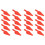 20 x 8 mm interchangeable inserts for waves, hunting, shooting, plastic archery tail 1