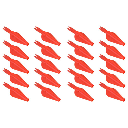20 x 8 mm interchangeable inserts for waves, hunting, shooting, plastic archery tail