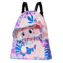 Kinder-Schwimmtasche mit Kordelzug, Oxford-Stoff,