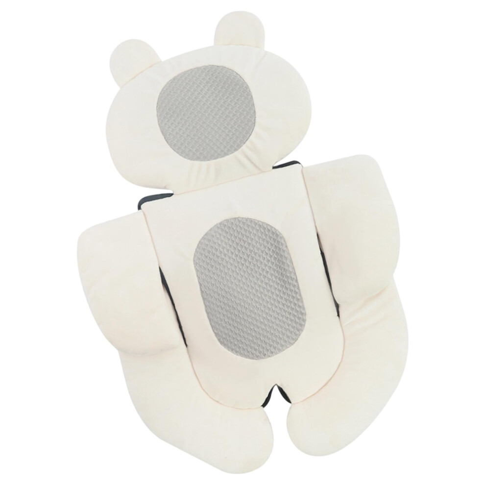 Newborn Cushion for Strollers Carriers  Elasticity Shockproof Padding Secure Grip Bottom Beige