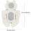 Newborn Cushion for Strollers Carriers  Elasticity Shockproof Padding Secure Grip Bottom Beige 4