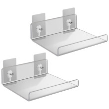 Eleganti mensole galleggianti in acrilico, multifunzionali per mensole decorative, facili da installare e con soddisfazione garantita per qualsiasi