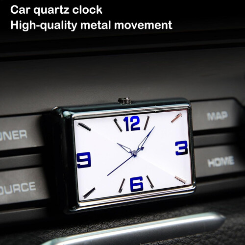 Stylish Car Dashboard Clock with Accurate Time Display, Waterproof Design, Stainless Steel Shell 1