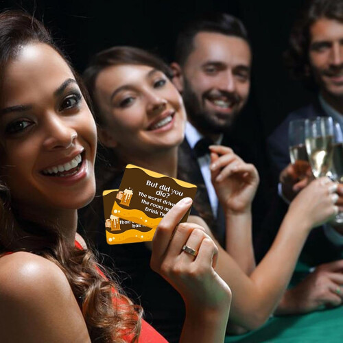 Drinking Playing Cards for Adults, Hen Party Drinking Game, Interactive Multiplayer Card 1