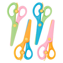 Kids Scissors, Creative Children's Scissors, 4Piece Paper Scissors, School Scissors