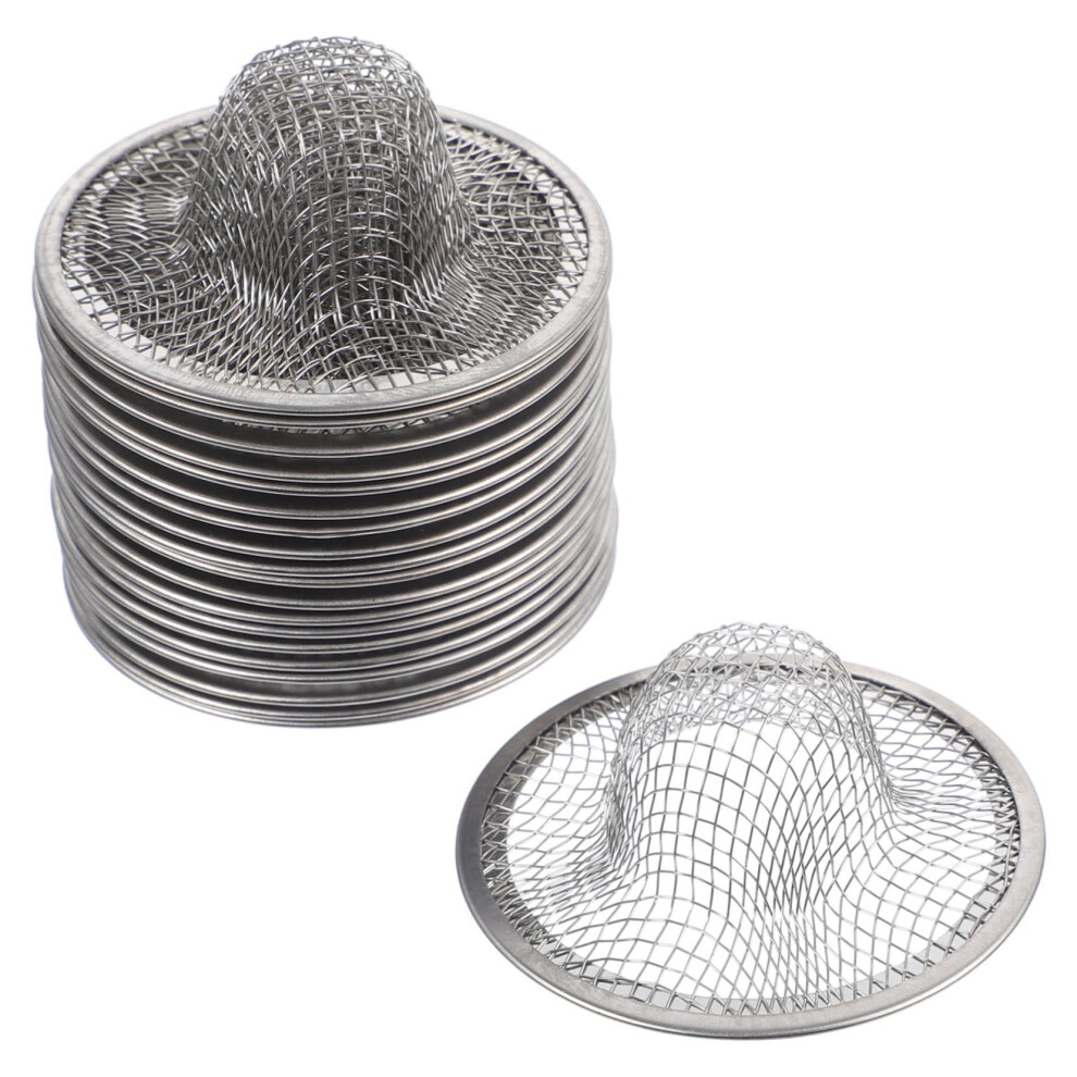 Stainless Steel Sink Strainer 20Pcs Fine Mesh Kitchen Drain Filter For Waste Removal 9119770202383