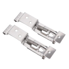 2 PCS Stainless Steel Spring Loaded License Plate Bracket Holder for Car and Trailer