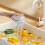 Fruit Cleaner Device Rotation Portable Automatic Rechargeable Kitchen Accessory Fruit And Vegetable Purifier White 2