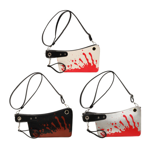 Lovely Knife Shape Purse Cute Single-Shoulder Bag Small-Silver 2