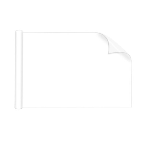 Whiteboard stickers, dry erasable, no ghosting, for school, office, kitchen (0.6x2m)