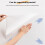Whiteboard stickers, dry erasable, no ghosting, for school, office, kitchen (0.6x2m) 2