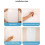 Whiteboard stickers, dry erasable, no ghosting, for school, office, kitchen (0.6x2m) 5